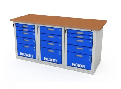 Верстак трехтумбовый Woker Pro 3545.F30.1800
